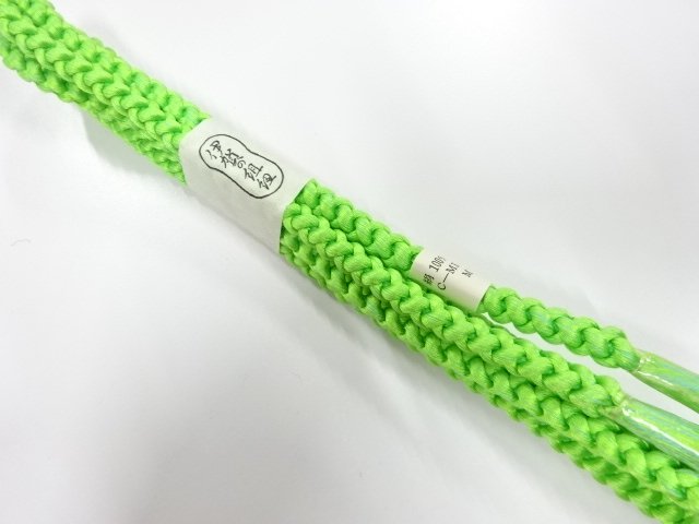 未使用品　正絹　手組帯締め